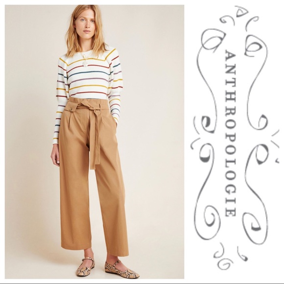 Anthropologie Pants - NWT Mariela Poplin Wide-Leg Pants